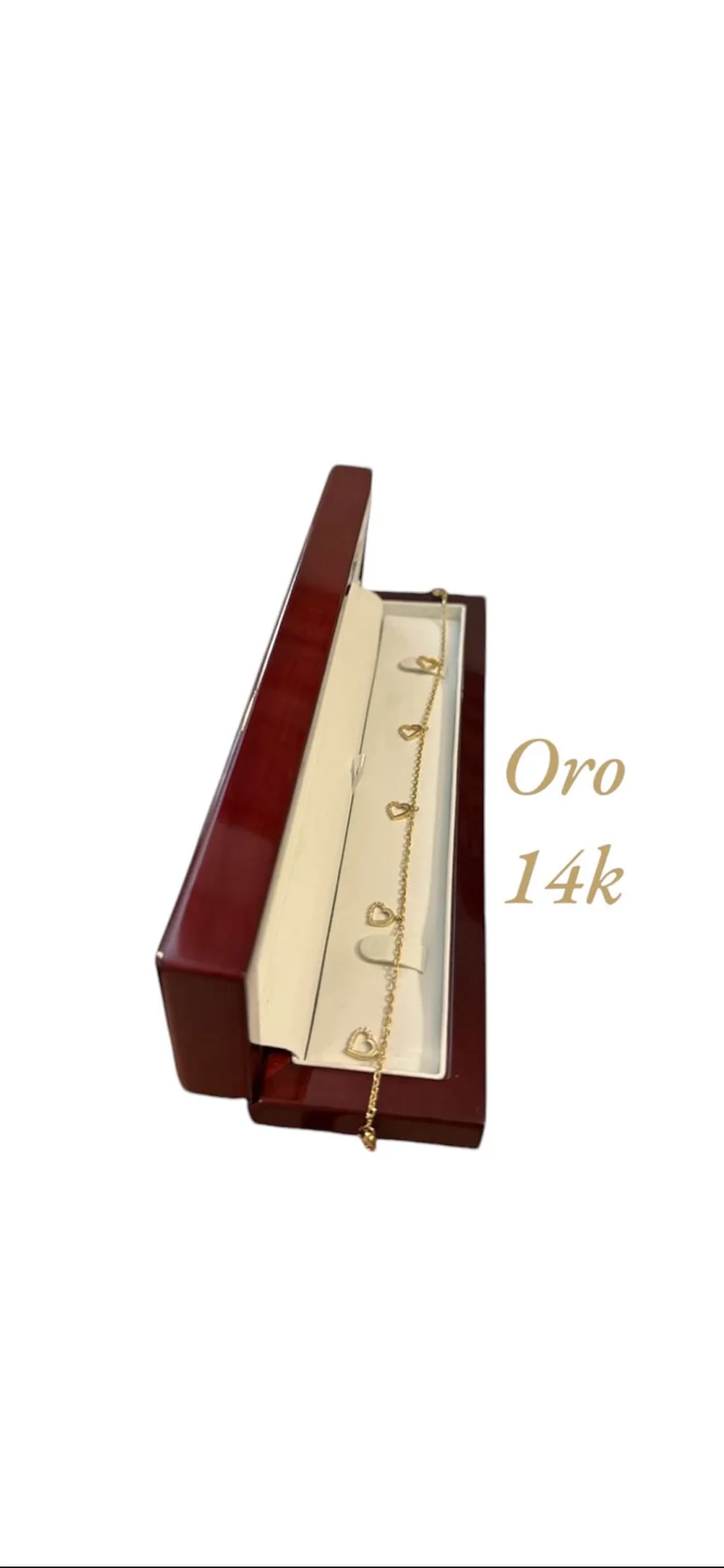 Brazalete de oro de 14k