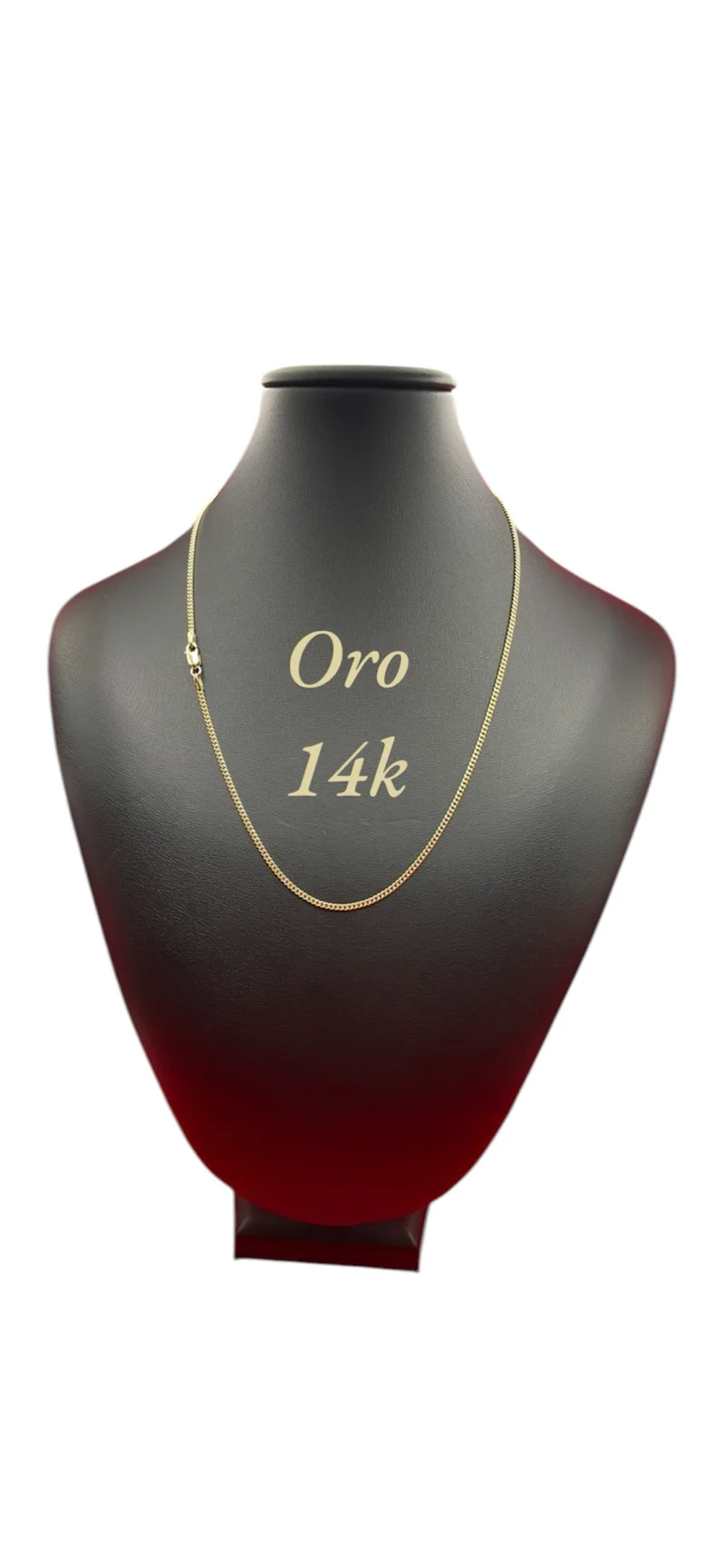 Collar de oro macizo de 14k